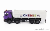 Brekina plast Scania P124.860 Cisterna Chemie 3-assi 1988 1:87 Biela fialová