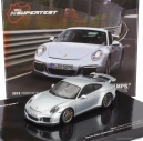 Minichamps Porsche 911 991 Gt3 Coupe 2012 1:43 Silver