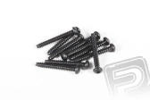 Imbusová skrutka M2,6x18 mm s polguľovou hlavou, samorezná (10 ks)