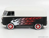 Motor-max Volkswagen T1 Type 2 Van Custom Garage 1962 1:24 Matná Černá Bílá