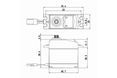 SC-0252MG+ Digitální servo (10,5kg-0,19s/60°)