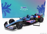 Minichamps Alpine F1 A523 Team Bwt Alpine N 31 9th Miami Gp With Pit Board 2023 Esteban Ocon 1:18 Blue Black Pink