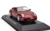 Minichamps Porsche 911 997 Carrera S Cabriolet 2005 1:43 Red Met