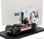 Eligor Renault T-line High Turbo Leader Tractor Truck 2-assi 2021 1:43 Bílá Hnědá Oranžová Šedá