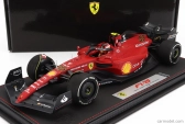 Bbr-models Ferrari F1-75 Team Scuderia Ferrari N 55 Australian Gp 2022 Carlos Sainz - Con Vetrina - S vitrínou 1:18 červená