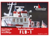 ROMARIN Hasičská loď FLB-1 - maketové doplňky