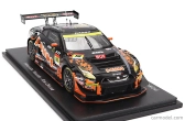 Spark-model Nissan Gt-r Nismo Team Ponos Gainer N 10 Gt300 Class Super Gt 2023 H.yasuda - R.okusa 1:43 Black Orange