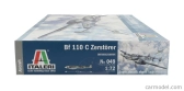 Italeri Messerschmitt Bf 110c Zerstorer Vojenské lietadlo 1941 1:72 /