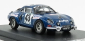 Trofeu Renault Alpine A110 N 43 Rally Bandama 1974 S.mehta - M.doughty 1:43 Blue Met