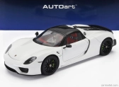 Autoart Porsche 918 Spyder Weissach Package 2013 1:18 Biela