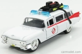 Jada Cadillac Series-62 Ecto-1 Ghostbusters 1 1984 1:32 Biela červená