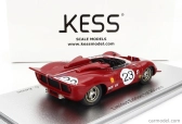 Kess-model Ferrari 350 P4 Spider Can-am S/n0860 N 23 Riverside Race 1967 C.amon 1:43 Red