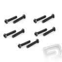 Skrutka s guľatou hlavou 3x15mm (10 ks.)