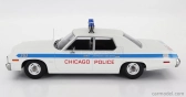 Dodge Monaco Chicago Police 1974 v mierke 1:18 biela svetlomodrá