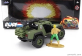Jada Figures Vamp Military Jeep With Duke G.i.joe Figure 2010 1:32 Vojenská Zelená