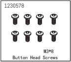 Button Head Screw M3*8 (8)