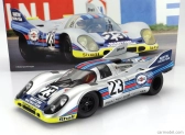 Werk83 Porsche 917k 4.9l Team Martini Racing N 23 1000km Spa 1971 Helmut Marko - Gijs Van Lennep 1:18 Stříbrná Červená Modrá Žlutá