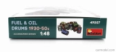 Miniart Accessories Fuel And Oil Drums 1930-50s 1:48 /