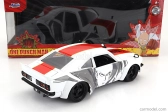 Jada Mazda Rx-3 With One Punch Saitama Figure 1974 1:24 Bílá Červená Žlutá