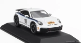 Spark-model Porsche 911 992 Coupe N 19 Rally Dakar Design 2022 1:43 Bílá Modrá