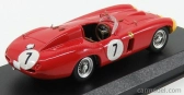 Umelecký model Ferrari 857s Ch.0578 N 7 5. 1000km Paríž-monthlery 1956 De Pordago - Hill 1:43 Červená