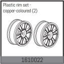 Plastic rim set - copper-coloured (2)