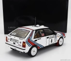 Kyosho Lancia Delta Hf Integrale 4wd Team Lancia  N 4 Winner Rally 1000 Lakes 1987 Markku Alen - Ilkka Kivimaki 1:18 Bílá Červená Modrá