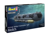 Plastic ModelKit ponorka 05187 – German Midget Submarine Type Molch (1:72)