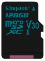 Kingston Canvas Go! MicroSDXC 128GB UHS-I U3   SD adaptér