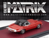 Matrix scale models Jaguar E-type Frua Roadster Closed 1964 1:43 Red