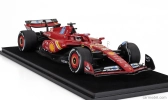 Looksmart Ferrari F1  Sf-24 Team Scuderia Ferrari N 16 Winner Monaco Gp 2024 Charles Leclerc - Con Vetrina - With Showcase 1:18 Červená Bílá Žlutá