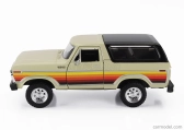 Motor-max Ford usa Bronco Hard-top Closed 1978 1:24 Beige Black