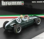 Brumm Cooper F1 T51 Climax N 12 Winner British Gp Jack Brabham 1959 Majster sveta - s figúrkou vodiča 1:43 Zelená biela