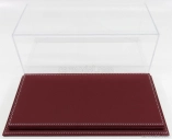 Atlantic Vetrina display box Molhouse Base In Pelle - Leather Base Bordeaux - Lungh.lenght Cm 32.5 X Largh.width Cm 16.5 X Alt.height Cm 12.5 (altezza Interna 10.6 Cm ) 1:18 Plastový Displej