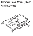 HBP240556 - Terranaut Cabin Mount ( Green )