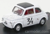 Brumm Fiat 500 595 Abarth N 34 Winner Criterium Apertura Monza 1964 Franco Patria 1:43 Bílá
