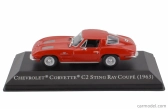 Edicola Chevrolet Corvette Stingray C2 Coupe 1963 - Con Vetrina - S vitrínou 1:43 červená