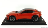 Bbr-models Ferrari Purosangue Suv Panoramic Roof 2022 - Con Vetrina - With Showcase 1:18 Rosso Dino - Světle Červená