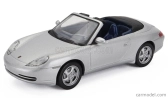 Edicola Porsche 911 996 Carrera Cabriolet Spider 2001 1:43 Silver