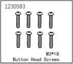 Button Head Screw M3*18 (8)