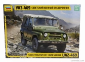 Zvezda UAZ 469 Soft-top Soviet Military 1975 1:35 /