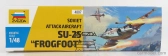 Zvezda Sukhoi Su-25 Frogfoot Airplane Military 1981 1:48 /