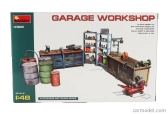 Miniart Accessories Garage Workshop 1:48 /