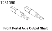 1231090 - Portal Axle Shaft (front) CR4.4 (2)