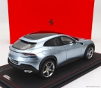 Bbr-models Ferrari Purosangue Suv 2022 - Con Vetrina - S vitrínou 1:18 Grigio Alloy - Blue Grey Met
