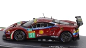 Edicola Ferrari 488 Gt3 3.9l Turbo V8 Team Af Corse N 51 6h Silverstone 2017 Alessandro Pierguidi - James Calado 1:43 Červená