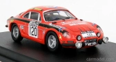 Trofeu Renault A110 Alpine N 120 Rally Rac Lombard 1972 J.price - M.turner 1:43 Oranžová Černá
