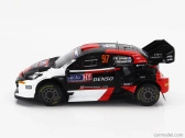 Ixo-models Toyota Yaris Gr Hybrid Rally1 Team Toyota Gazoo Racing Wrt N 97 5th Rally Finland 2023 Jari Matti Latvala - Juho Hanninen 1:18 Bílá Červená Černá
