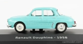 Edicola Renault Dauphine 1958 - Con Vetrina - With Showcase 1:43 Světle Modrá
