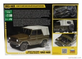 Zvezda UAZ 469 Soft-top Soviet Military 1975 1:35 /